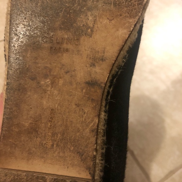 Celine Espadrilles sz39 in black pony hair - Picture 5 of 5